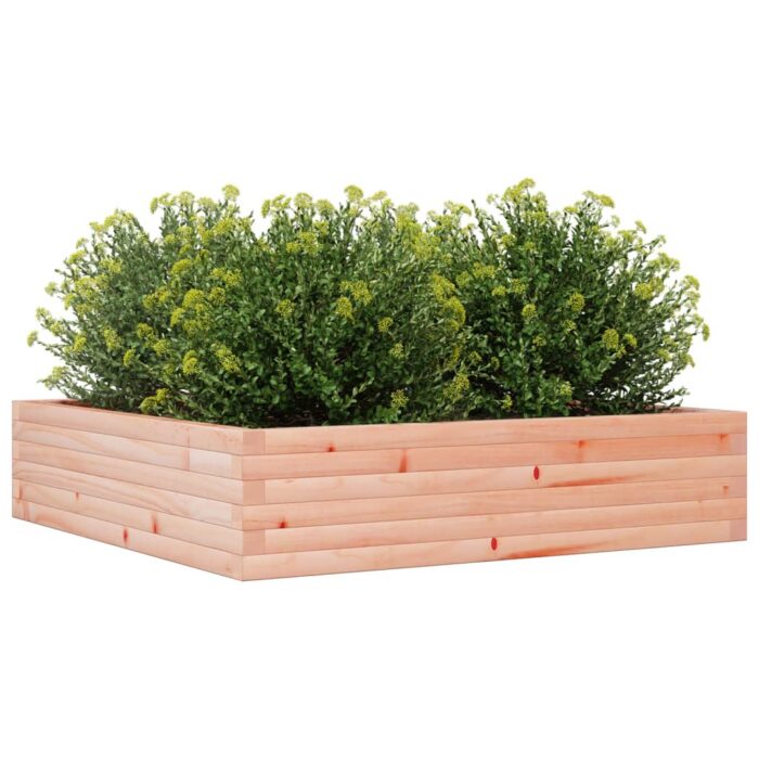 Jardinière 100x100x23 cm bois massif de douglas – Image 2