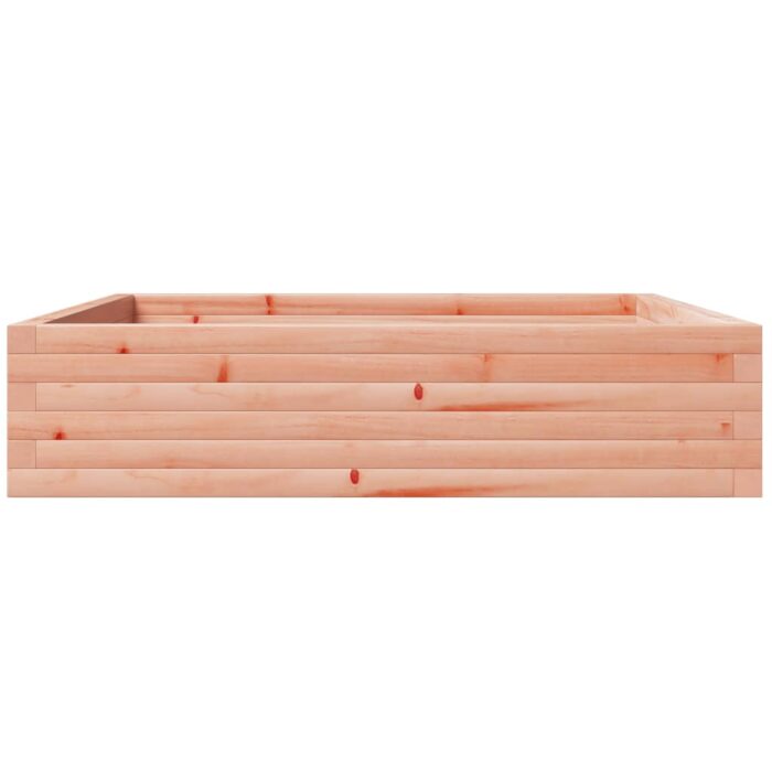 Jardinière 100x100x23 cm bois massif de douglas – Image 4