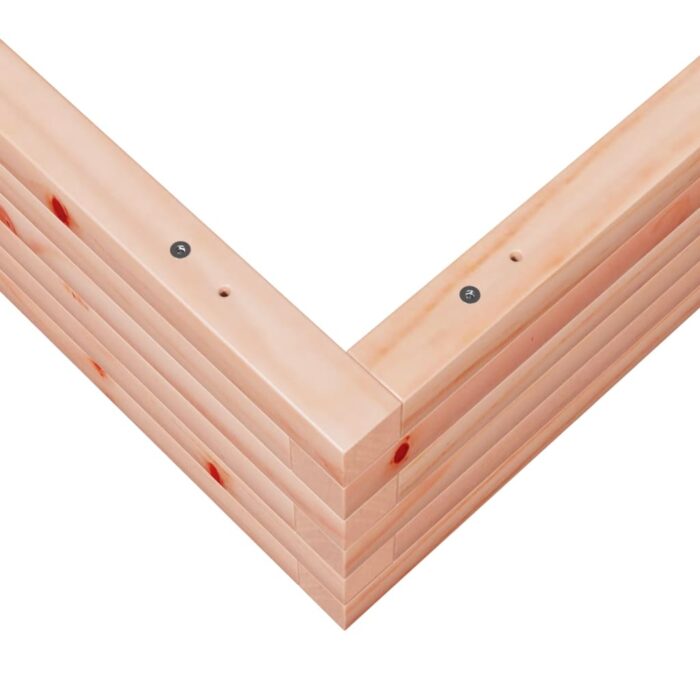 Jardinière 100x100x23 cm bois massif de douglas – Image 6