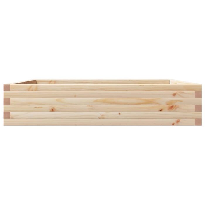 Jardinière 110x110x23 cm bois de pin massif – Image 3