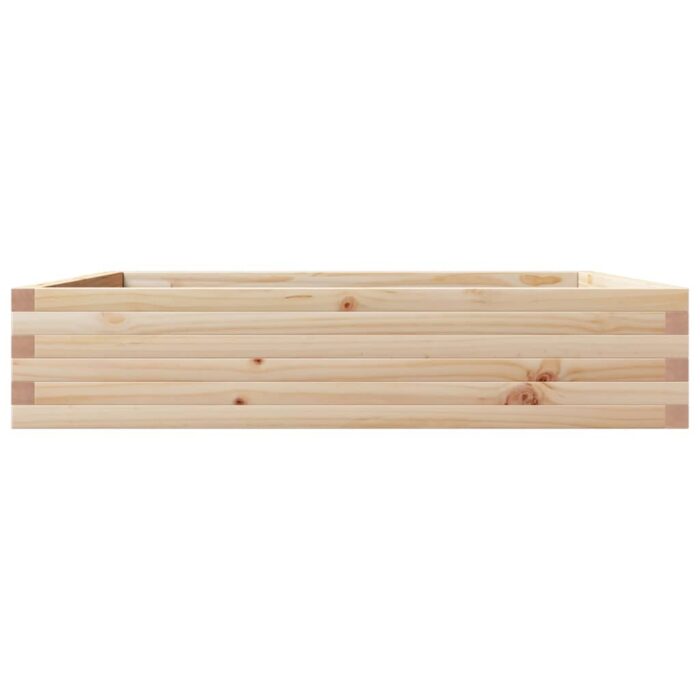 Jardinière 110x110x23 cm bois de pin massif – Image 4