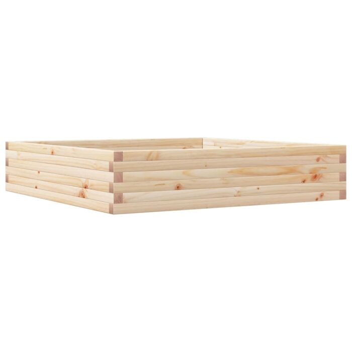 Jardinière 110x110x23 cm bois de pin massif – Image 5