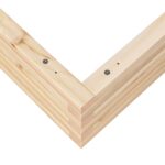 Jardinière 110x110x23 cm bois de pin massif – Image 6