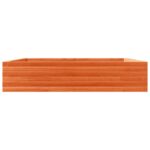 Jardinière cire marron 110x110x23 cm bois de pin massif – Image 3