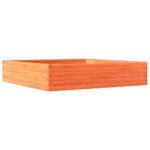 Jardinière cire marron 110x110x23 cm bois de pin massif – Image 5