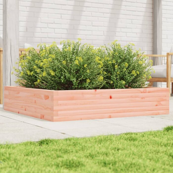 Jardinière 110x110x23 cm bois massif douglas – Image 1