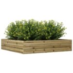 Jardinière 110x110x23 cm bois de pin imprégné – Image 2