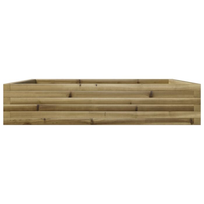 Jardinière 110x110x23 cm bois de pin imprégné – Image 3