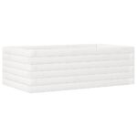 Jardinière blanc 70x40x23 cm bois de pin massif – Image 5