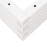 Jardinière blanc 70x40x23 cm bois de pin massif – Image 6