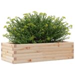 Jardinière 90x40x23 cm bois de pin massif – Image 2