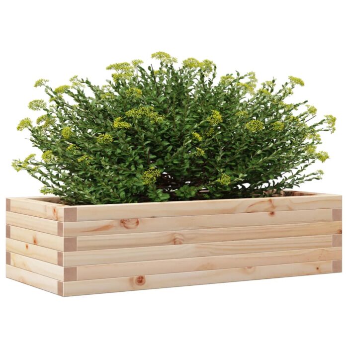 Jardinière 90x40x23 cm bois de pin massif – Image 2