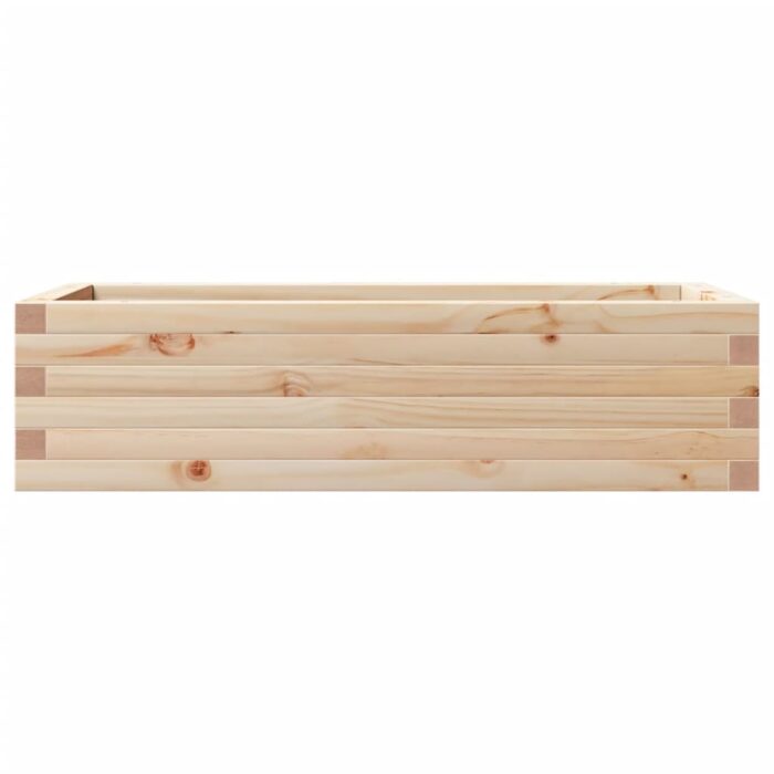 Jardinière 90x40x23 cm bois de pin massif – Image 3