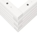 Jardinière blanc 90x40x23 cm bois de pin massif – Image 6