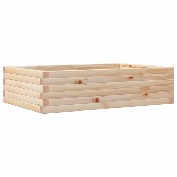 Jardinière 90x60x23 cm bois de pin massif – Image 5