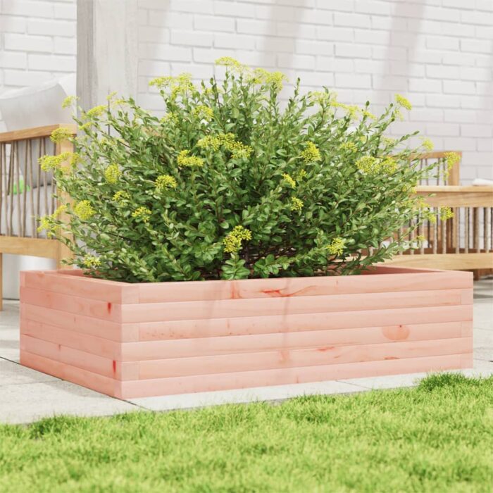 Jardinière 90x60x23 cm bois massif de douglas – Image 1