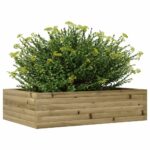Jardinière 90x60x23 cm bois de pin imprégné – Image 2