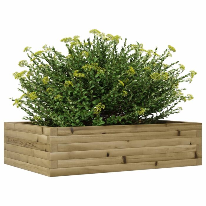 Jardinière 90x60x23 cm bois de pin imprégné – Image 2