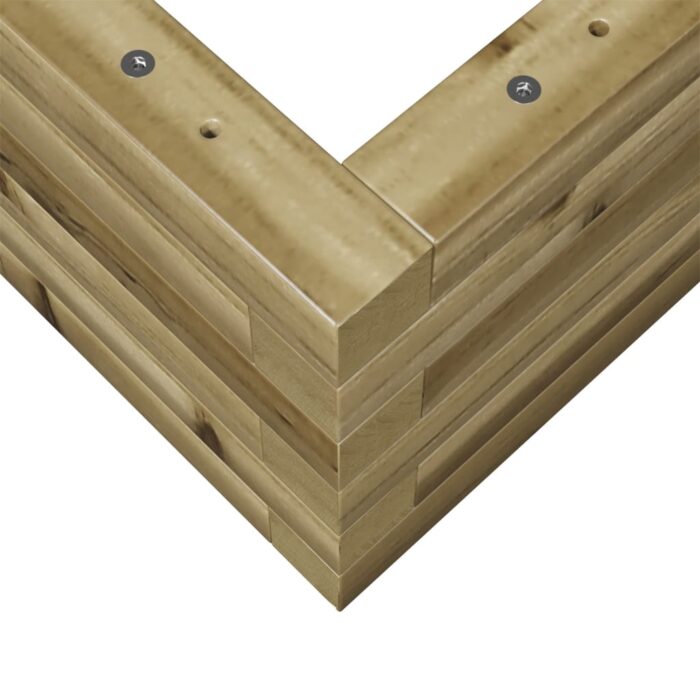 Jardinière 90x60x23 cm bois de pin imprégné – Image 6