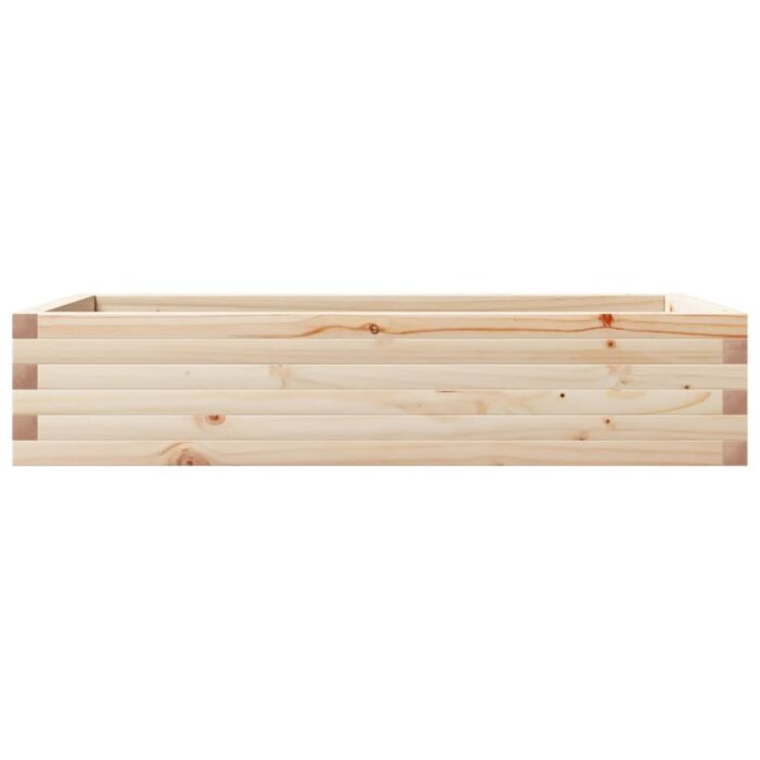 Jardinière 110x60x23 cm bois de pin massif – Image 3