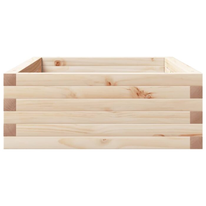 Jardinière 110x60x23 cm bois de pin massif – Image 4