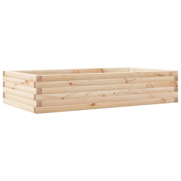 Jardinière 110x60x23 cm bois de pin massif – Image 5