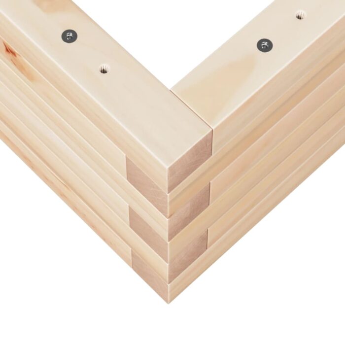 Jardinière 110x60x23 cm bois de pin massif – Image 6