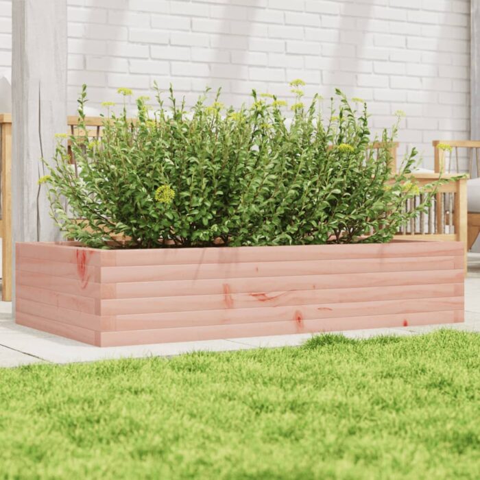 Jardinière 110x60x23 cm bois massif de douglas – Image 1