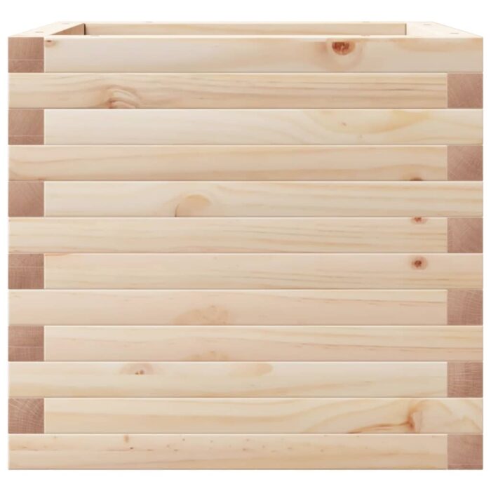 Jardinière 50x50x45,5 cm bois de pin massif – Image 3
