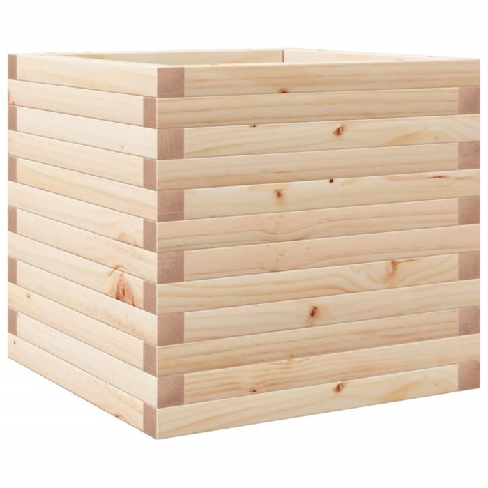 Jardinière 50x50x45,5 cm bois de pin massif – Image 5
