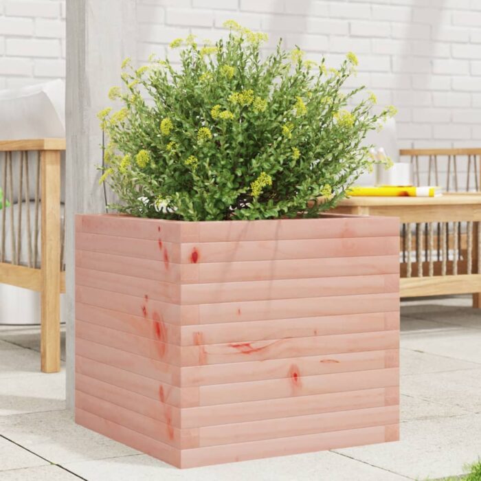 Jardinière 50x50x45,5 cm bois massif de douglas – Image 1