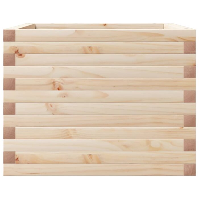 Jardinière 60x60x45,5 cm bois de pin massif – Image 3