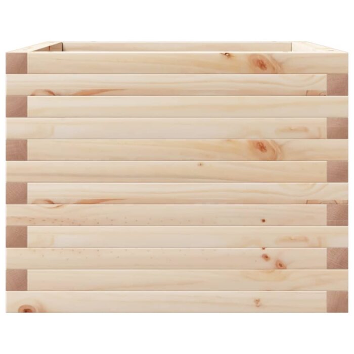 Jardinière 60x60x45,5 cm bois de pin massif – Image 4