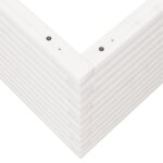 Jardinière blanc 60x60x45,5 cm bois de pin massif – Image 6