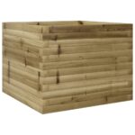 Jardinière 60x60x45,5 cm bois de pin imprégné – Image 5
