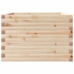 Jardinière 70x70x45,5 cm bois de pin massif – Image 3