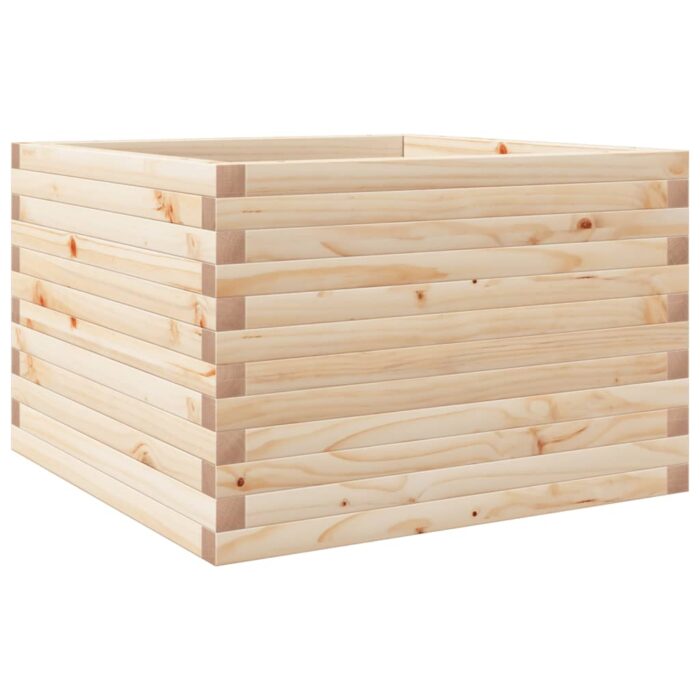 Jardinière 70x70x45,5 cm bois de pin massif – Image 5