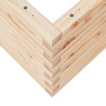 Jardinière 70x70x45,5 cm bois de pin massif – Image 6