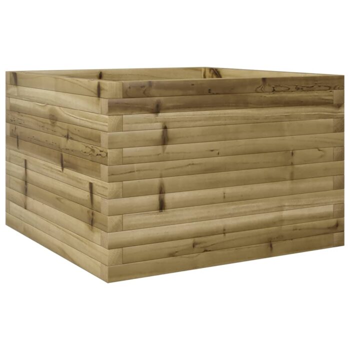 Jardinière 70x70x45,5 cm bois de pin imprégné – Image 5