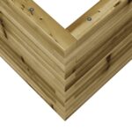 Jardinière 70x70x45,5 cm bois de pin imprégné – Image 6