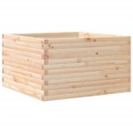 Jardinière 80x80x45,5 cm bois de pin massif – Image 5