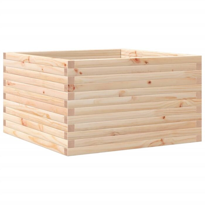 Jardinière 80x80x45,5 cm bois de pin massif – Image 5