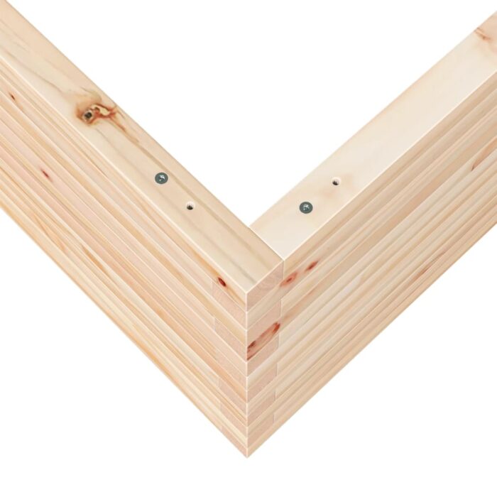 Jardinière 80x80x45,5 cm bois de pin massif – Image 6