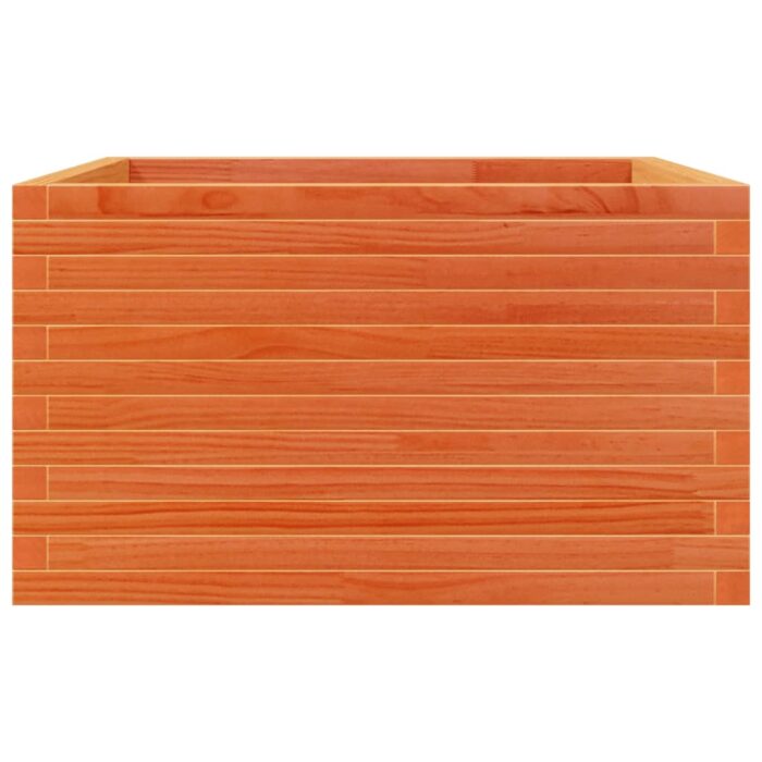 VXL8721102659836_g_en_hd_3.jpg Jardinière cire marron 80x80x45,5 cm bois de pin massif – Image 3