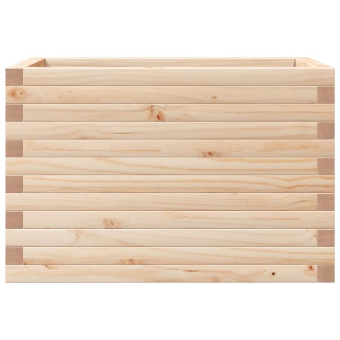 Jardinière 70x40x45,5 cm bois de pin massif – Image 3