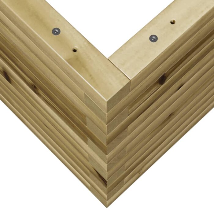 Jardinière 70x40x45,5 cm bois de pin imprégné – Image 6