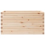 Jardinière 90x40x45,5 cm bois de pin massif – Image 3