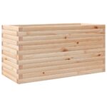 Jardinière 90x40x45,5 cm bois de pin massif – Image 5