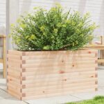 Jardinière 90x40x45,5 cm bois de pin massif
