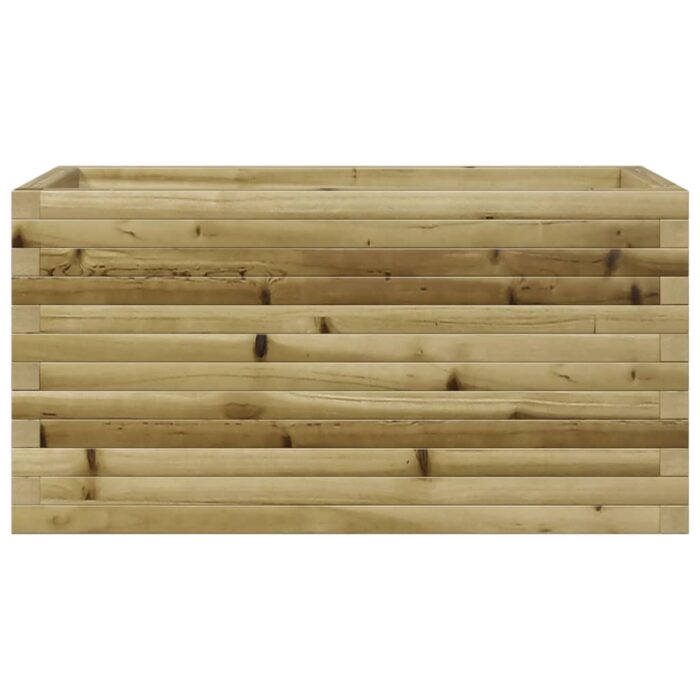 Jardinière 90x40x45,5 cm bois de pin imprégné – Image 3